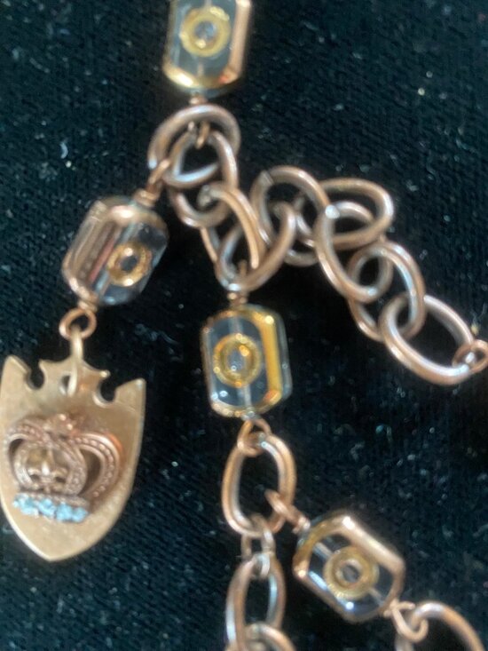 quirky Vintage copper-tone necklace - Picture 5 of 5